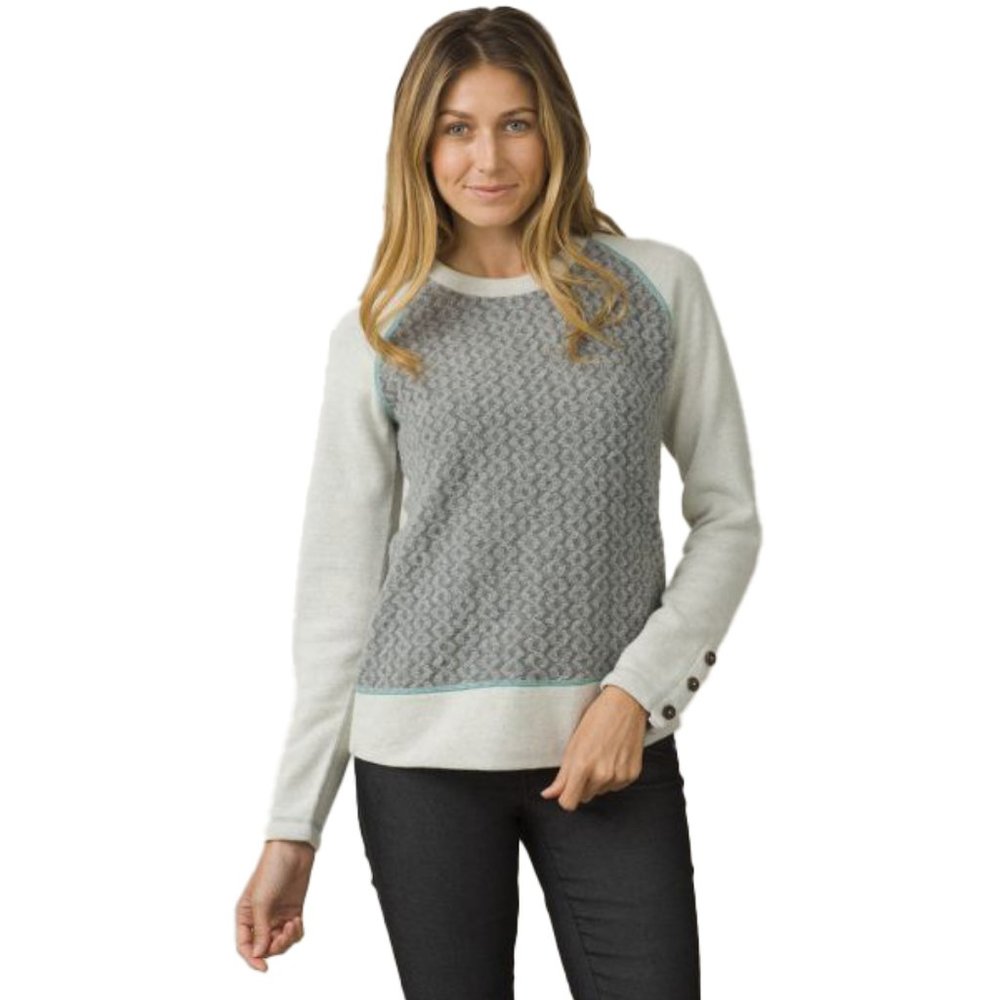 Prana Women's Gray Wool Aya Sweater Size S